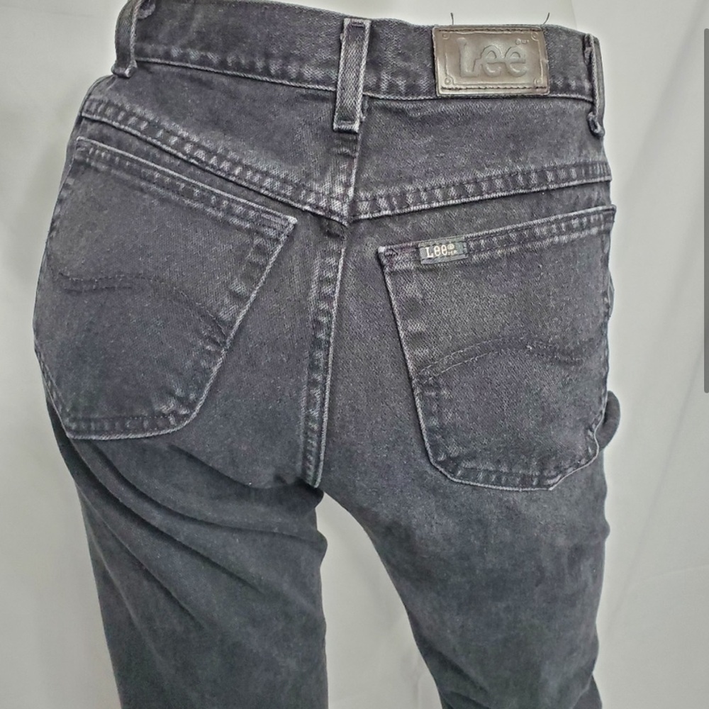 VINTAGE LEE high rise tapered mom jeans